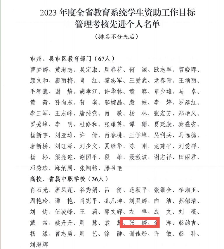 新葡萄官网获2023年全省教育系统学生资助工作通报表扬3.png